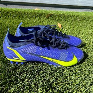 Nike Mercurial Vapor 14 Elite AG Soccer Cleat - "Sapphire Volt" - Men's sz 10.5